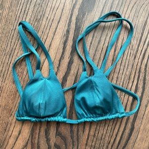 OneOne Swimwear Molly Top Emerald Never worn
